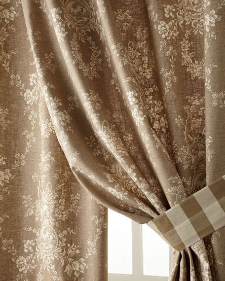 Sherry Kline Home Two 52w X 96l Country House Toile Curtains In 2020