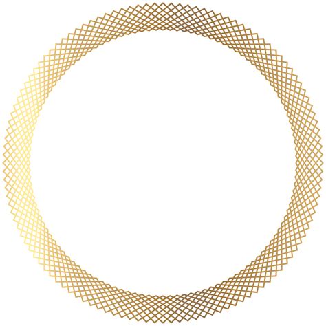 Image File Formats Lossless Compression Deco Gold Round Border Png