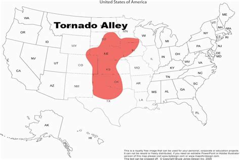 Texas Tornado Alley Map Secretmuseum
