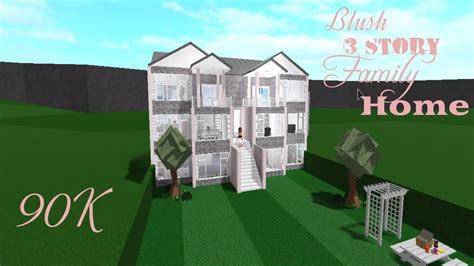 Bloxburg -Blush 3 Story Family Home - YouTube