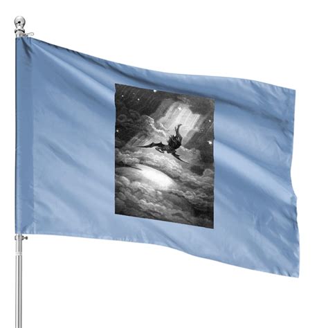 The Fall Of Satan Gustave Dore House Flags Sold By Lixonzennessy Sku