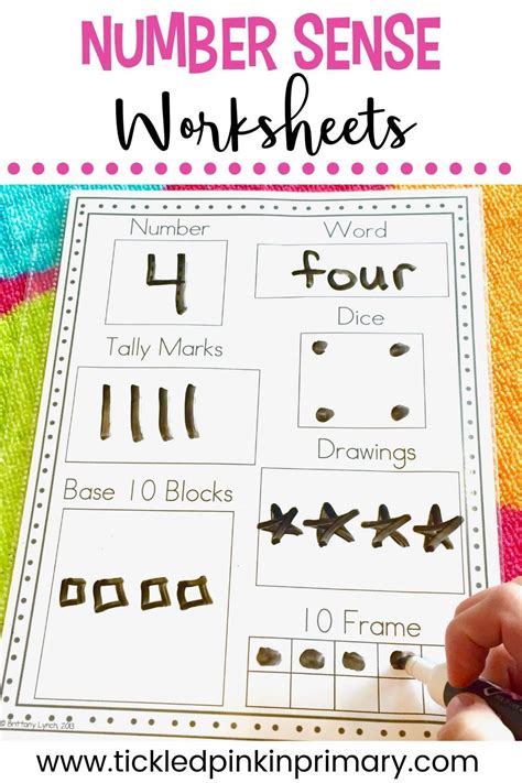 Number Sense Worksheets For Preschool