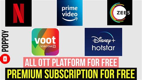 How To Use Netflix Amazon Prime Hotstar Zee5 Free Subscription 100 Free All Ott