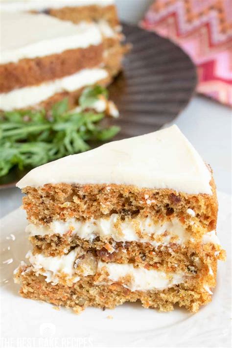 Carrot Cake Torte With White Chocolate Ganache Frosting