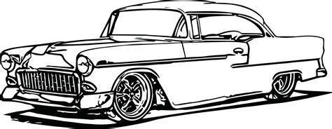 Free Classic Cars Coloring Pages Waylonteharmon