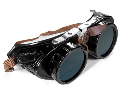 Steampunk Goggles Vintage Motorcycle Roadster Riding Goggles