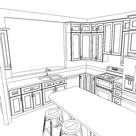 34 Design G Shaped Kitchen Layout Drawing Background Wallpaper Free