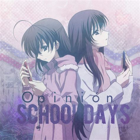 List of anime related subreddits. School Days | Wiki | •Anime• Amino