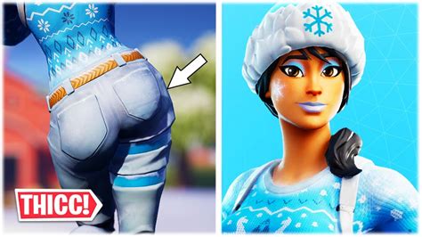 Fortnite THICC FROZEN NOG OPS Skin Showcase With Dances Emotes REPLAY MODE YouTube