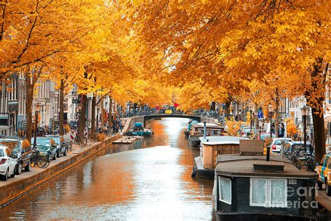 Amsterdam Autumn Beautiful Places Photograph By Skreidzeleu