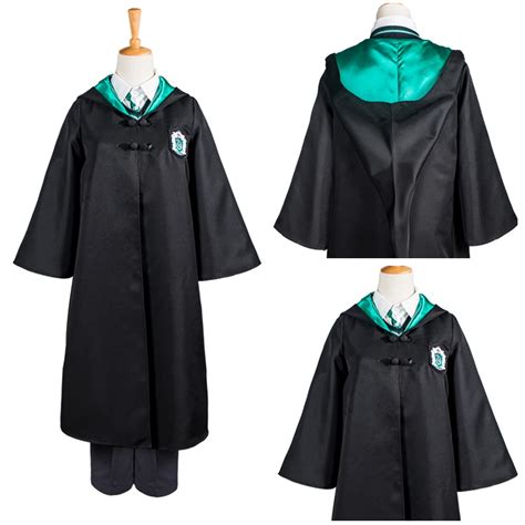Kids Slytherin School Uniform Draco Malfoy Cosplay Costume For Child