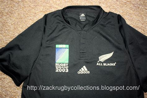 Zackrugby Collections® Special Edition New Zealand All Blacks Ss Rwc