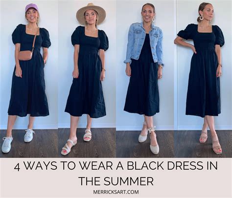How To Wear A Black Dress In Summer Merricks Art