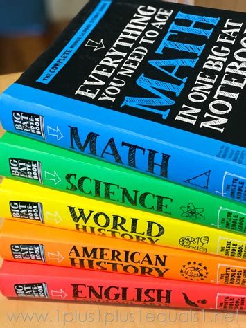 Everything You Need To Ace Math Science History English In One Big Fat Notebook Book