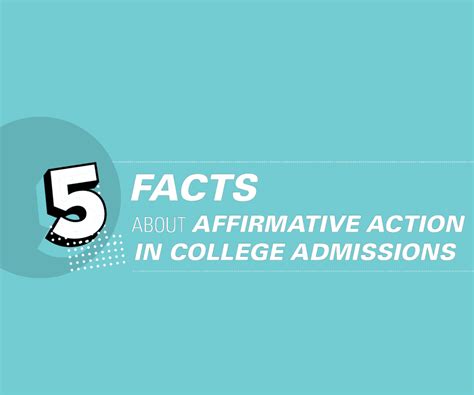 Infographic 5 Facts About Affirmative Action The Education Trust