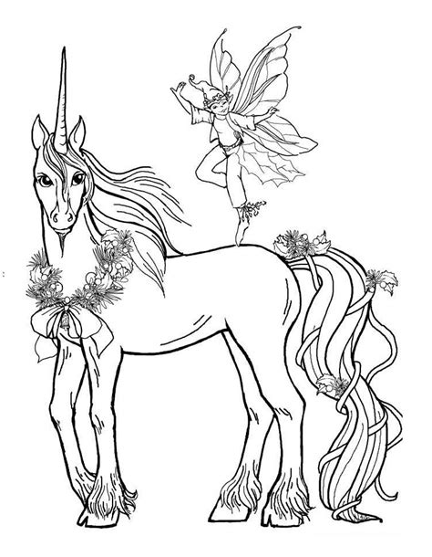 unicorn  fairy coloring page  printable coloring pages  kids