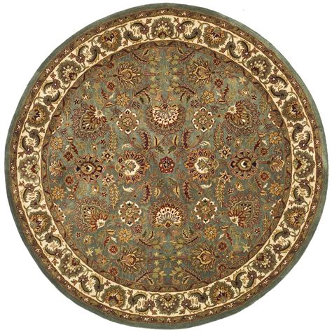 Safavieh Classic Celadonivory 4 Ft X 4 Ft Round Area Rug Cl359b 4r