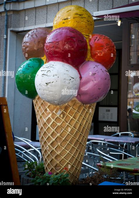 Plastic Giant Ice Cream Cone Hi Res Stock Photography And Images Alamy
