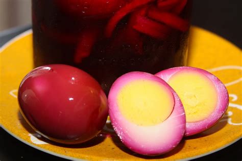 Pretty Pink Pickled Eggs With Beets And Onions For The Love Of Food