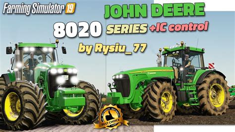 Fs19 John Deere 8020 Series V2 By Rysiu 77 Review Youtube