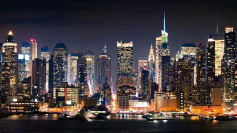 Fondos De Pantalla 1920x1080 Eeuu Nueva York Noche Ciudades Descargar