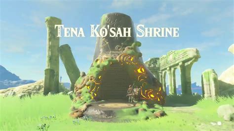 Zelda Breath Of The Wild Tena Kosah Shrine Tabantha Tower Region