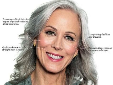 Evening Makeup For Gray Hair How To Color Eyebrows Dark Blonde Hair Grey Hair Dye