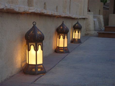 Traditional Arabic Lanterns At Qasr Al Sarab Abu Dhabi