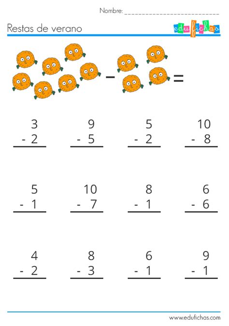 Fichas De Matemáticas Para Repasar Sumas Y Restas 417