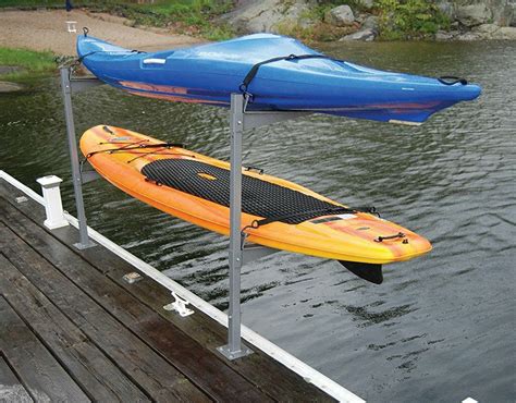2 Kayak Or Sup Dock Rack Stores Boats Over The Water In 2022