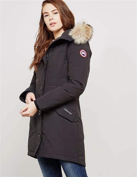 canada goose rossclair padded parka jacket tessuti