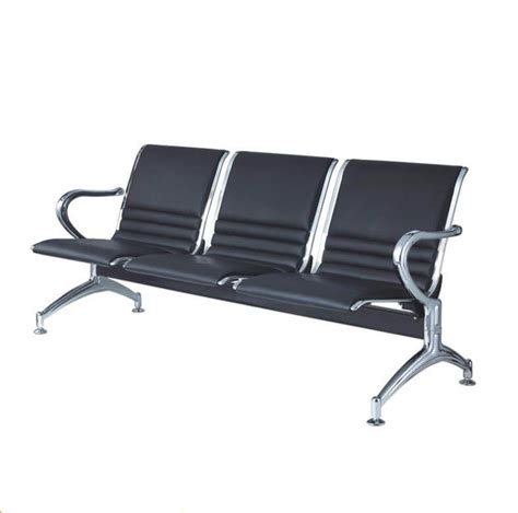 Steel Airport Public Lounge Seating Benches With Pu Cushiondurable 1