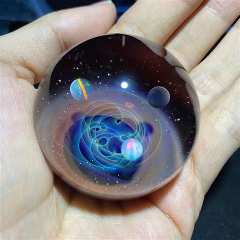 Galaxy Glass Sphere Marble Universe Star Galaxy Glass Sphere Galaxy