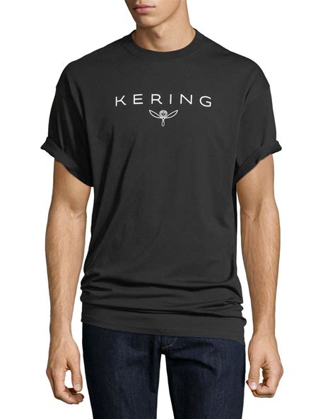 The brand consistently continues to design the most talked about styles, season after. Balenciaga Cotton Kering Logo T-shirt in Black for Men - Lyst