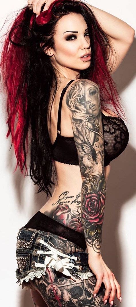 Ꮯ☈¥s☨Δᒪ hot tattoo girls beauty tattoos girl tattoos