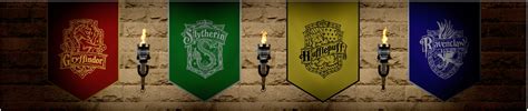 Harry Potter Animation Hogwarts House Banners On Behance