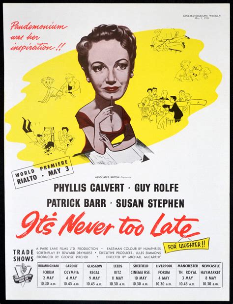 it s never too late rare film posters
