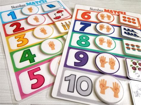 Counting Activity Preschool Math Learn To Count Preschool Etsy
