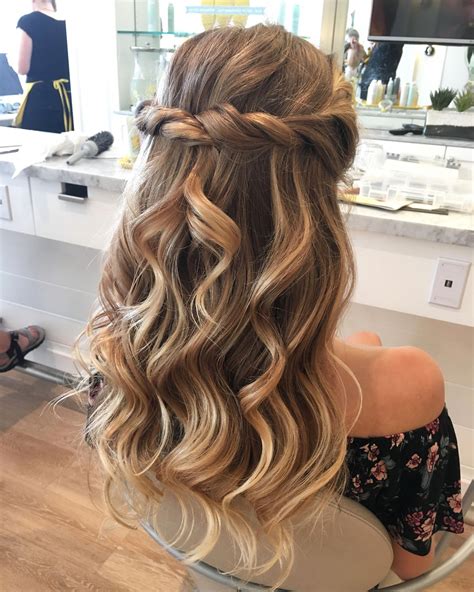 Unique Half Up Half Down Easy Prom Hairstyles For New Style Best Wedding Hair For Wedding Day Part