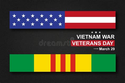 National Vietnam War Veterans Day Stock Vector Illustration Of Asia