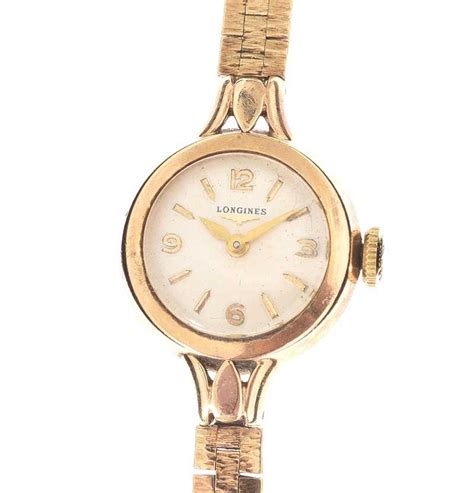Longines 9ct Gold Ladys Wrist Watch