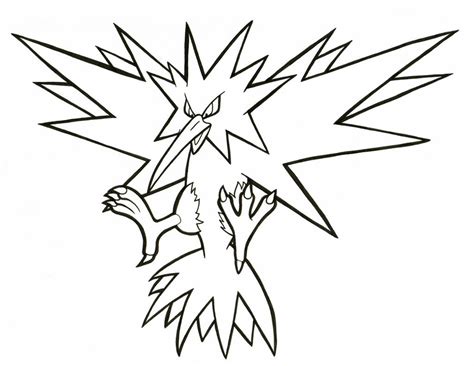 Legendary pokemon are a group of incredibly rare and often very powerful pokémon, generally featured prominently in the legends and myths of the pokémon world. Zapdos Lineart #145 by ArticWolfSpirit on DeviantArt