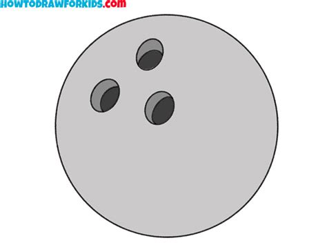 How To Draw A Bowling Ball Easy Drawing Tutorial For Kids