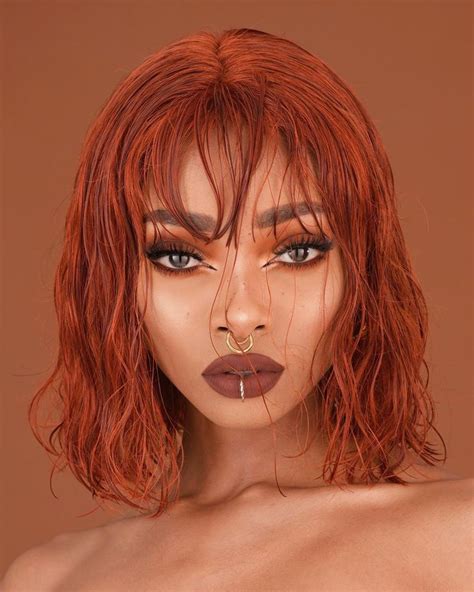 Yay Or Nay To This Ginger Bob Launching This Week On Temperhair 🍊🍑🥕 Red Hair Makeup Ginger