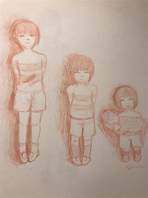 Frisk Growing Up By Jjmpark On Deviantart