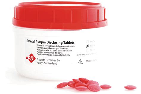 Disclosing Tablets Dental Plaque And Biofilm Revealer By Pd Dental