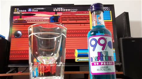 99 Brand Blue Raspberries Liqueur Shooter Flavor Review Alcohol Shots