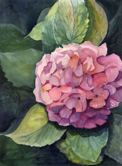 Pin By Susan Ayer On Hydrangea Art Hydrangea Painting Floral