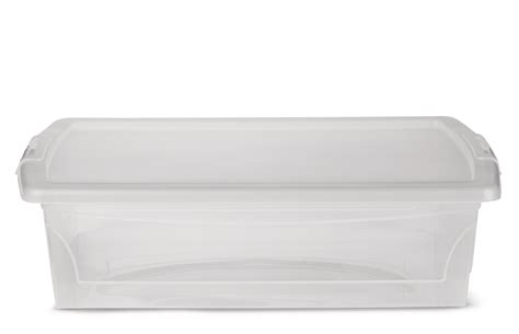 Type A Clarity Transparent Storage Box With Lid 25 L Canadian Tire