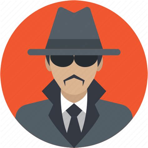 Detective Investigator Secret Agent Security Agent Spy Icon